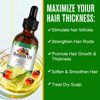 Dvoevivh Batana Oil for Hair Growth, Pure Organic Natural and Cold Pressed Hair Oil for Hydrating & Repairing Dry, Damaged Hair Skin Care, Face, Body