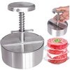 NOBER Burger Press Stainless Steel Hamburger Patty Maker Grill Griddle Flat