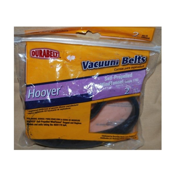 Durabelt Vacuum Belt, Hoover Self -Propelled WindTunnel Style 170