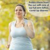 8 Pieces Plus Size Full Arm Sleeves UV Sun Tattoo Arm Sleeve Cooling Arm Compression Covers Tattoo Cover Up for Women Men (Black, Beige)