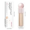 BEFIVECOK Liquid Highlighter Makeup, Natural Silky Shimmer Finish Liquid Face Highlighter, Highly Pigmented, Long Lasting, Lightweight, Blendable, Soft Cream Highlighter For Face, 0.25fl.oz (#02 Champagne Shimmer)