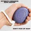 Self Cleaning 5Pack Soap on a Rope,Mens Soap,Natural Men Bar Soap, for Face Body Hair Bath Soap about 4.5 Ounce each/Random Color