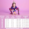 VIKITA Girls tights Cotton Leggings in Spring fall winter rainbow striped socks for Christmas 6T, F5008