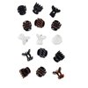 Scunci Mini Jaw Clips - 15pk Black