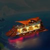 DALDED LED Lighting Kit for Lego Jabba's Sail Barge 75397, RC LED Light Compatible with Lego 75397 Building Block Models -Without Model
