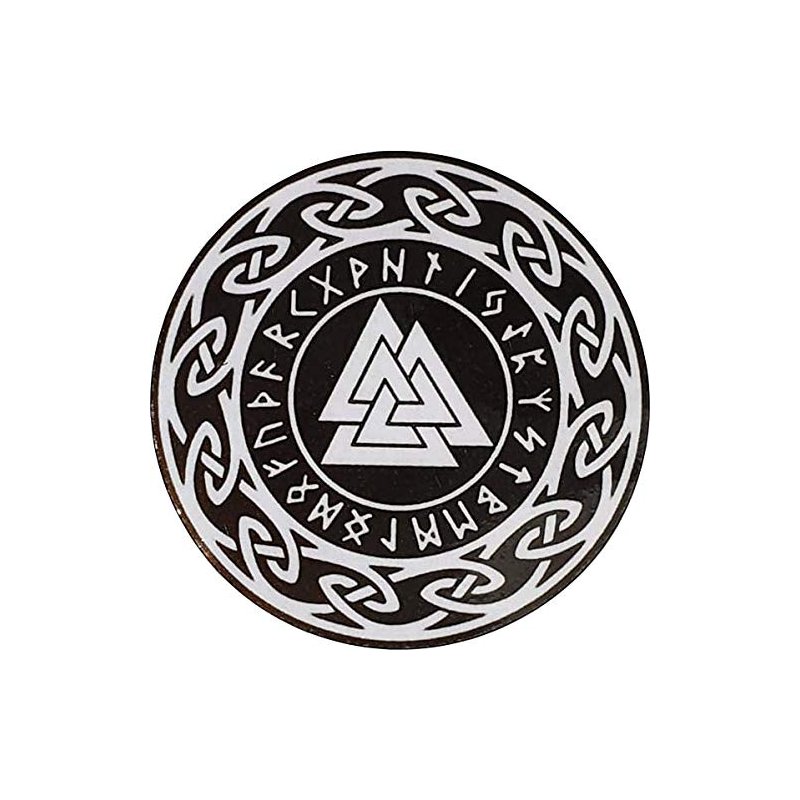 OTA STICKER Valknut Triangles Viking Rune Odin Old Norse Slain Warriors ...