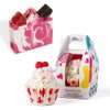 Olliepop Bath Soap With Natural Skin-Loving Ingredients, Handmade Luxe Bar Soap + Cupcake Soap Bundle, Made in USA