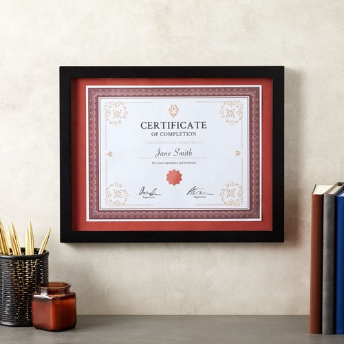 Best Paper Greetings 96 Sheets Certificate Paper for Printing - Customizable Blank Cardstock with Colored Borders for Graduation Diploma, Achievement Awards, Recognition Documents(8.5x11", 6 Colors)