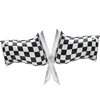 DIADARL Checkered Black and White Racing Flag Balloons Checkered Flag Balloons Race Car Theme Party Supplies Boys Birthday Race Car Theme Party Decor Supplies