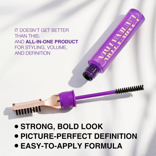 SELESTIA BEAUTY Clear Eyebrow Gel Laminatrix - Easy-to-Apply Brow Gel - Long-Lasting Brow Gel Clear with Double-Sided Brush, 0.17 Fl Oz