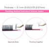 ALLOVE Cashmere Eyelash Extension Classic Lash Extensions 0.05 D Curl 8-15mm Mixed Tray Individual Volume Lash Extensions Lash Trays for Lash Extensions Supplies Single Eyelash Extensions