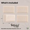 Australian Botanical Soap, Goats Milk & Soya Bean Oil 6.6 oz (187g) Soap Bars | Natural Ingredient Bar Soaps | All Skin Types | Shea Butter Enriched - 4 Count