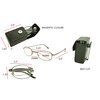 ColorViper Pocket Folding Metal Reading Glasses with Cases R7299TS (shiny gunmetal, +1.25)