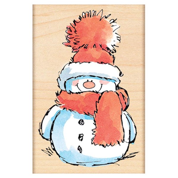 Penny Black 2521K Snowy Wood Mounted Rubber Stamp