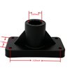 HiUmi Adjustable Rotatable Plastic Fishing Rod 3 Mount Rack Holder Bracket Boat Canoeing Rowing Mount Kit Kayak Side Rod Holder (RH50-2Pack)