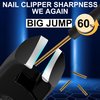Kiherat Toenail Clippers, Toenail Clippers for Seniors, Durable Stainless Steel Nail Clippers for Men, Suitable Toenail Clippers for Thick Toenails