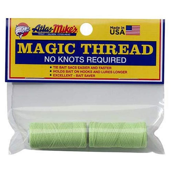 Atlas Mike's Magic Thread Spool (2 per Bag), Chartreuse