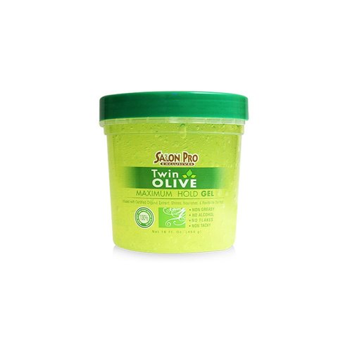 Quilom Salon Pro Twin Olive Maximum Hold Styling Gel 16oz