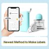NIIMBOT Label Maker Machine D11 Label Printer Tape Included Portable Wireless Connection Multiple Templates Available for Phone Easy to Use Office Home Organization USB Rechargeable