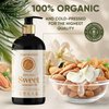 Essencetics Sweet Almond Oil Organic 16 oz - 100% Pure & Natural Sweet Almond Oil for Skin, Body, Face, and Hair - Natural Cold Pressed Unrefined - Organic Massage Oil for Massage Therapy & Date Night