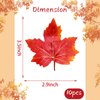 WRBAJIS Fall Hair Clips 10Pcs Maple Leaf Hair Barrettes Thanksgiving Hair Accessories for Women Girls Autumn Harvest Thanksgiving Party Supplies Orange Yellow