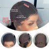 QTIKER Pixie Cut Wig Human Hair Short Lace Front Wigs Human Hair for Black Women 13x4 Transparent Lace Front Wigs Straight Glueless Wigs human hair Pre Plucked With Baby Hair Natural Hairline 8 inch