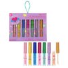 Expressions 7pc Girls Rule The Galaxy Lip Gloss Collection For Girls Teens & Women, Flavored Lip Gloss Glitter Lip Kit Party Favors