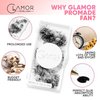 GLAMOREYELASH 500 Promade Volume Fans Loose Eyelash Extension, Handmade Individual Lashes Loose Fan 3D-16D, 0.03/0.05/0.07mm Thickness, C CC D Curl for Mink Lashes, 8-16mm Length (4D-0.07-CC, 15mm)