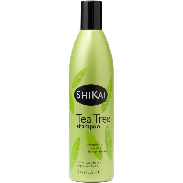 ShiKai Tea Tree Shampoo (12 Fl Oz) Wake Up with Peppermint & Tea Tree | Refresh & Stimulate Your Scalp | Soap Free Alternative | Moisture for Daily Use