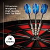 Viper Silver Thunder Soft Tip Darts, 4 Knurled Bands, 16 Grams
