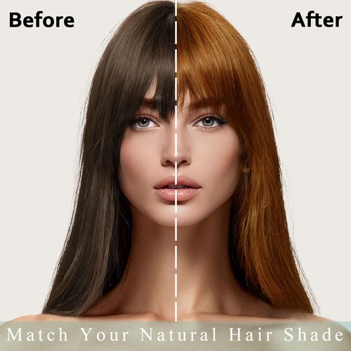 Instant Blonde Brown Hair Shampoo for Dark Hair - Herbal Coconut Hair Color Shampoo for Women & Men,16.90 FL OZ Brown Hair Dye Shampoo Easy to Use & long lasting Color Shampoo Hair Dye (Blonde Brown)