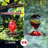 11.2" Metal Bird Feeder Rain Guard, Red Dome Cover Umbrella Shade for Hummingbird Oriole, Squirrel Baffles for Bird Feeders