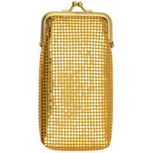 Gold Vintage Luxuriant Soft 3mm Metallic Mesh (Full Pack 100s/Kings) Cigarette Case Purse