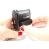 Paid with Check and Date - ExcelMark Self-Inking Rubber Stamp - A1539 Red Ink