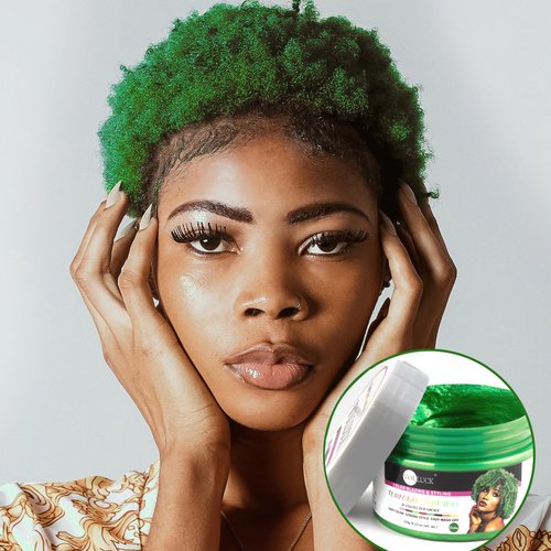 VOLLUCK Hair Color Wax Temporary Hair Color Green Hair Dye Hair Styling Clays for Party, Cosplay, Halloween, Christmas 4.23 oz. (Green)