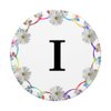 Cell Phone Pop Out Holder,Floral White Daisy Flower Letter I PopSockets Grip and Stand for Phones and Tablets