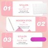 30 PCS Pink French Tip Press On Nails Short Almond,Medium Fake Nails French Nails Press ons,Oval Acrylic Nails Glue on Nails Medium,Natural Short Almond Nails False Nails for Women in 15 Sizes