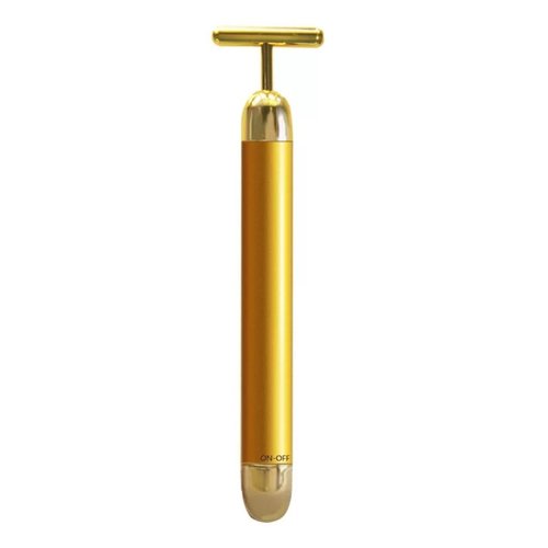 AnHua Beauty Massage 24K Golden Anti-Aging Pulse Skin Care Gold Facial Roller Massage
