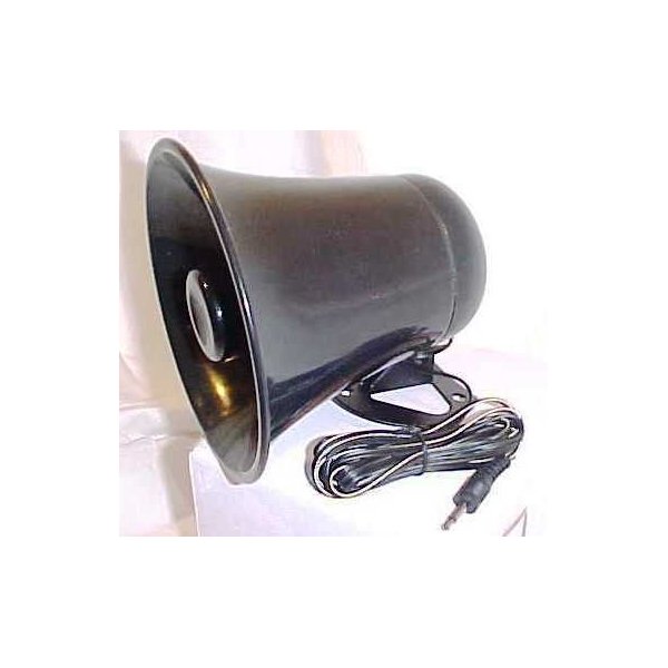 PA Horn Speaker w/Plug & Wire - 5 inch for CB/Ham Radio