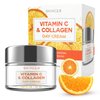 Skin 2.0 Vitamin C and Collagen Face Moisturizer - Dermatologist Tested - Anti-Aging, Skin Tightening, Brightening Vitamin C Face Cream - Cruelty Free Korean Skin Care For All Skin Types - 1.69 Fl. oz