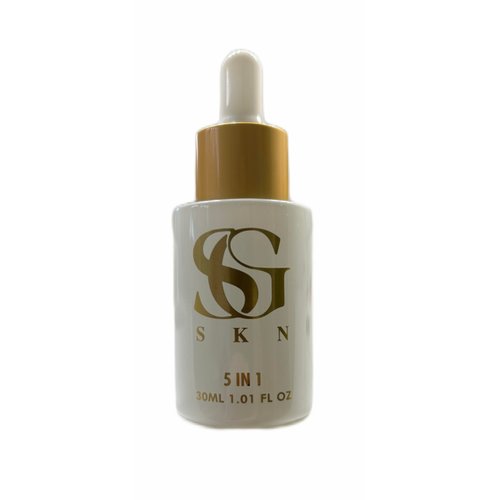 SG SKN Collagen Serum 5-in-1 Revitalize Your Skin - Collagen Serum for Face Hydrate and Brighten with Vitamin C, E, Hyaluronic Acid and Niacinamide - Collagen Face Serum for Women & Men