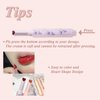 KWOLYKIM 2 Colors Jelly Lipsticks Glass Water Hydrating Heart Shaped Lipsticks Moisturizing Tinted Lip Gloss Long Lasting Beauty Makeup Plumping Gloss Lip Glaze Gift for Women Girls