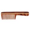 SVATV HANDCRAFTED ROSEWOOD COMB FOR DETANGLING HAIR FOR THICK, CURLY AND WAVY HAIR, NON-STATIC AND ECO-FRIENDLY WITH WIDE TOOTH FOR GROOMING HAIR COMB - (S-81A)