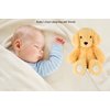 BEREST Baby Cry Sensor Sleepy Dog Sleep Soother Sleeping Aid White Noise Infant Slumber Buddies Puppy Dog Toy, Nursery Decor with Night Light, Mom‘s Heartbeat 9 Sounds Therapy for Toddler Crib