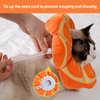 Avont Cat Cone Collar Soft, Adjustable Recovery E Collar Alternative for Cats Kittens Puppies, Elizabethan Neck Cone of Shame to Prevent Licking Biting After Surgery Protect Wounds -Tangerine(S)