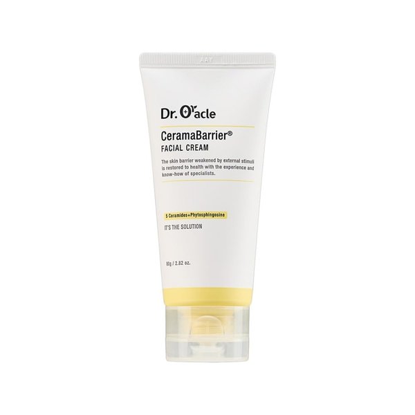 DR.ORACLE CeramaBarrier Facial Cream - Ceramide Moisturizer, Ceramide Moisturizer Cream, face moisturizer for dry sensitive skin, (2.82 OZ) Dermatologist Tested