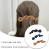 YIOLIBJF 3 Pcs Banana Hair Clips Non-slip Banana Ponytail Maker Holders Flower Banana Hair Barrettes for Women Hair Styling Accessories