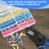 Qibaok 320PCS Heat Shrink Bullet Connectors Kit Female & Male Bullet Butt Terminals Insulated Waterproof Electrical Marine Crimp Automotive Connectors