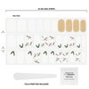Dashing Diva Gloss Nail Strips - Mistletoe Kiss | UV Free, Chip Resistant, Long Lasting Gel Nail Stickers | Contains 32 Nail Wraps, 1 Prep Pad, 1 Nail File