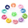 La Tartelette 2.4 cm Elastic Bands Hair Ties Children Rubber hair headbands - 10 Pcs (Rose Pink)